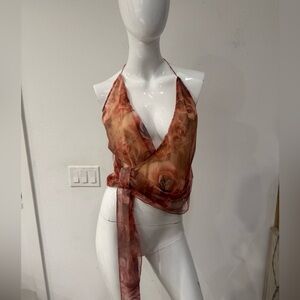 Superdown halter top